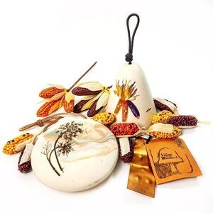 Southwest Art Pottery Bundle: Windbell by dobe & Canteen by J. Floyd